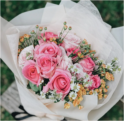 Bouquet bunga mawar